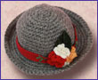 アキバ・ジェジェ用の手編みの帽子